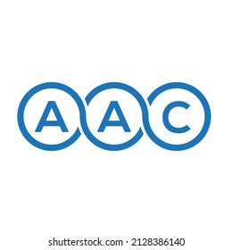 AAC letter logo design on white background. AAC creative initials letter logo concept. AAC letter design.
