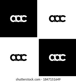 Original-Monogramm-Logo-Design mit einem Buchstaben
