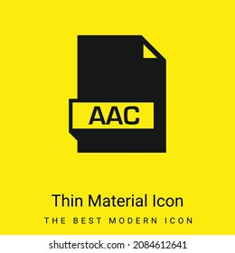 Aac minimal bright yellow material icon