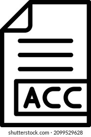 AAC Vector Icon Desing Illustration
