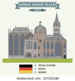 Aacen Cathedral. Germany famous places