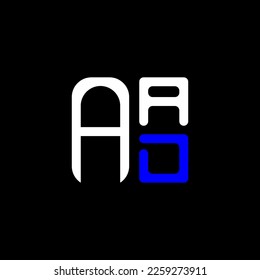 AAD letter logo creative design with vector graphic, AAD simple and modern logo.