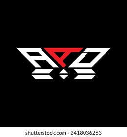 Diseño vectorial del logotipo de la carta AAD, logotipo sencillo y moderno de AAD. Diseño de alfabeto lujoso AAD  