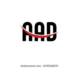 AAD logo design vector template. AAD