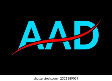 AAD logo. AAD latter logo design. AAD latter. AAD logo for technology, business and real estate brand