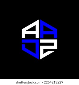 Logotipo de letra AADZ diseño creativo con gráfico vectorial, AADZ simple y moderno logo.