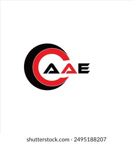 AAE creative minimalist letter logo. AAE unique vector initials alphabet letter logo design
