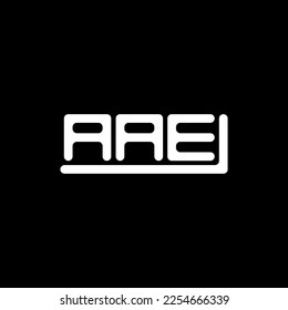 AAE letter logo creative design with vector graphic, AAE simple and modern logo.