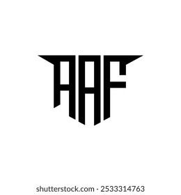 AAF carta logotipo design com fundo branco no ilustrador, logotipo vetorial moderno alfabeto fonte estilo de sobreposição, caligrafia projetos para logotipo, Poster, Convite, etc.