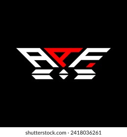 Diseño vectorial del logotipo de letras AAF, logotipo sencillo y moderno AAF. Diseño de alfabetos lujosos AAF  