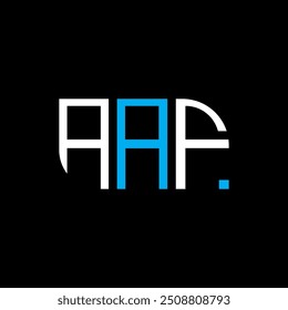 Diseño del logotipo de AAF, logotipo simple y moderno de AAF.
 Diseño de alfabeto lujoso AAF