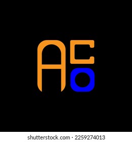 Logo de la carta AAG diseño creativo con gráfico vectorial, logotipo AAG simple y moderno.
