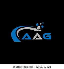 AAG letter logo creative design. AAG unique design.

