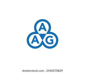 AAG logo design vector template. AAG