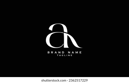 AAH, AHA, AAH, AHA, HAA, HAA, ACH, AHC, CAH, CHA, HCA, HAC, AH, HA, Abstract initial monogram letter alphabet logo design