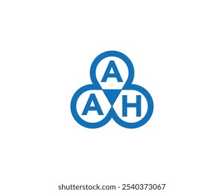 AAH logo design vector template. AAH