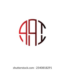 aai alphabet circle modern minimalist business logo design