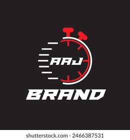 AAJ letter logo vector Unique attractive creative modern initial design white color on black color background AAJ letter logo icon design
