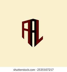AAL creative minimalist letter logo. AAL unique vector initials alphabet letter logo design
