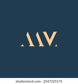 AAM abstract letter logo Design. This is a Simple and modern monogram logo.