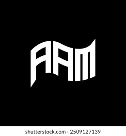 AAM logo design, AAM simple and modern logo. AAM luxurious alphabet design  
