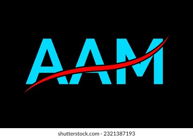 AAM logo. AAM latter logo design. AAM latter. AAM logo for technology, business and real estate brand