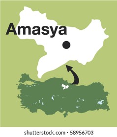 Aamasya. The cities of Turkey.