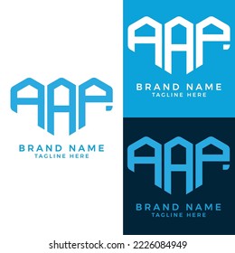 AAP letter logo. AAP Monogram logo design for entrepreneur and business.