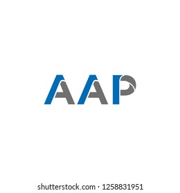 aap logo design , alphabet logo , geomteric logo , abstract logo design