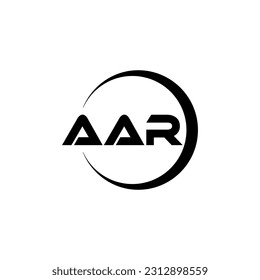AAR letter logo design in illustration. Vector logo, calligraphy designs for logo, Poster, Invitation, etc. svg