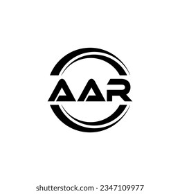 Diseño de logotipos AAR, inspiración para una identidad única. Elegancia moderna y diseño creativo. Marca tu éxito con el impresionante logotipo.