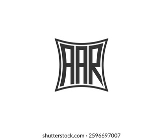 AAR logo design vector template. AAR