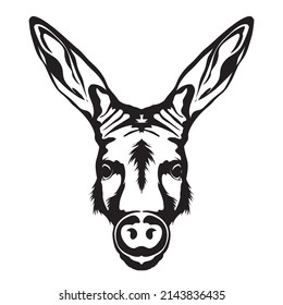 Aardvark cute cartoon face vector illustration in hand drawn style, perfect for tshirt design and mascot logo