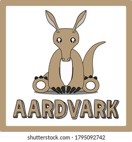 cute aardvark