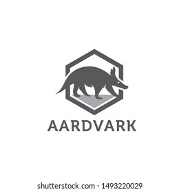 aardvark logo icon designs. vector illustration