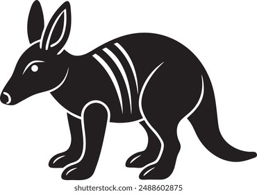 Aardvark vector icon Victor Illustration Art