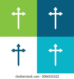 Aaronic Order Church Flat four color minimal icon set