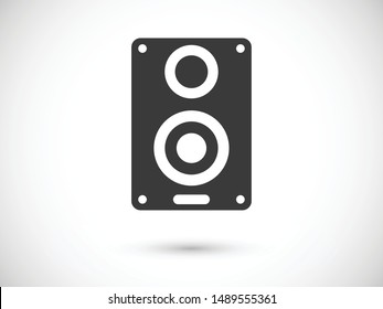 Aaudio speaker icon. Vector illustration EPS10. Music concept