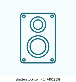 Aaudio speaker icon. Vector illustration EPS10. Music concept
