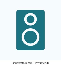 Aaudio speaker icon. Vector illustration EPS10. Music concept