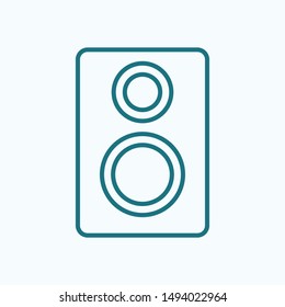 Aaudio speaker icon. Vector illustration EPS10. Music concept