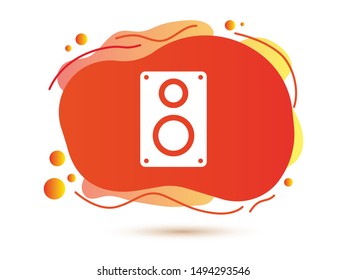 Aaudio speaker icon. Vector illustration EPS10. Music concept