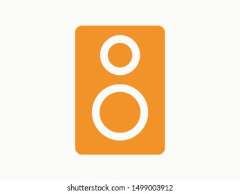 Aaudio speaker icon. Vector illustration EPS10. Music concept