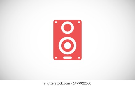 Aaudio speaker icon. Vector illustration EPS10. Music concept