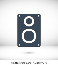 Aaudio speaker icon. Vector illustration EPS10. Music concept
