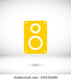Aaudio speaker icon. Vector illustration EPS10. Music concept