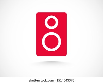 Aaudio speaker icon. Vector illustration EPS10. Music concept