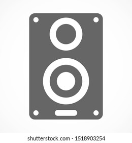 Aaudio speaker icon. Vector illustration EPS10. Music concept
