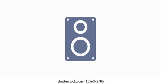 Aaudio speaker icon. Vector illustration EPS10. Music concept
