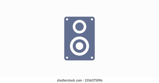 Aaudio speaker icon. Vector illustration EPS10. Music concept